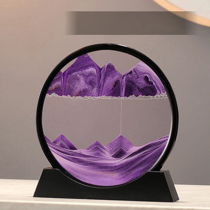 Deep Sea Moving Sand Art Glass Picture