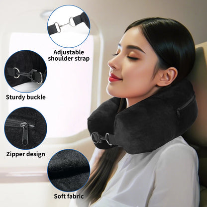 Innovative Fillable U-Shape Travel Neck Pillow