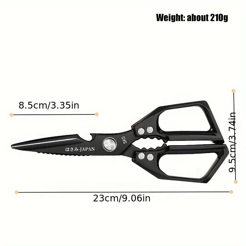 Heavy Duty Kitchen Shears with Bone Cutter & Scraper