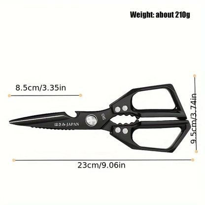 Heavy Duty Kitchen Shears with Bone Cutter & Scraper