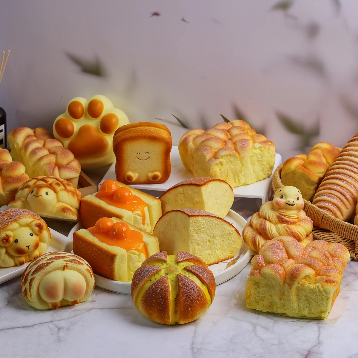Bread Squishy Fidget Toy