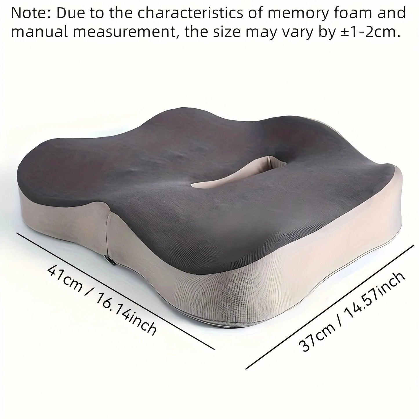 Memory Foam Seat Cushion for Tailbone & Sciatica Pain Relief
