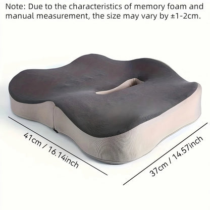 Memory Foam Seat Cushion for Tailbone & Sciatica Pain Relief
