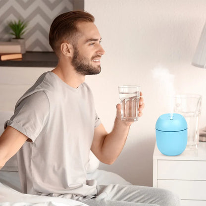 Silent USB Aroma Humidifier with Color LED Light