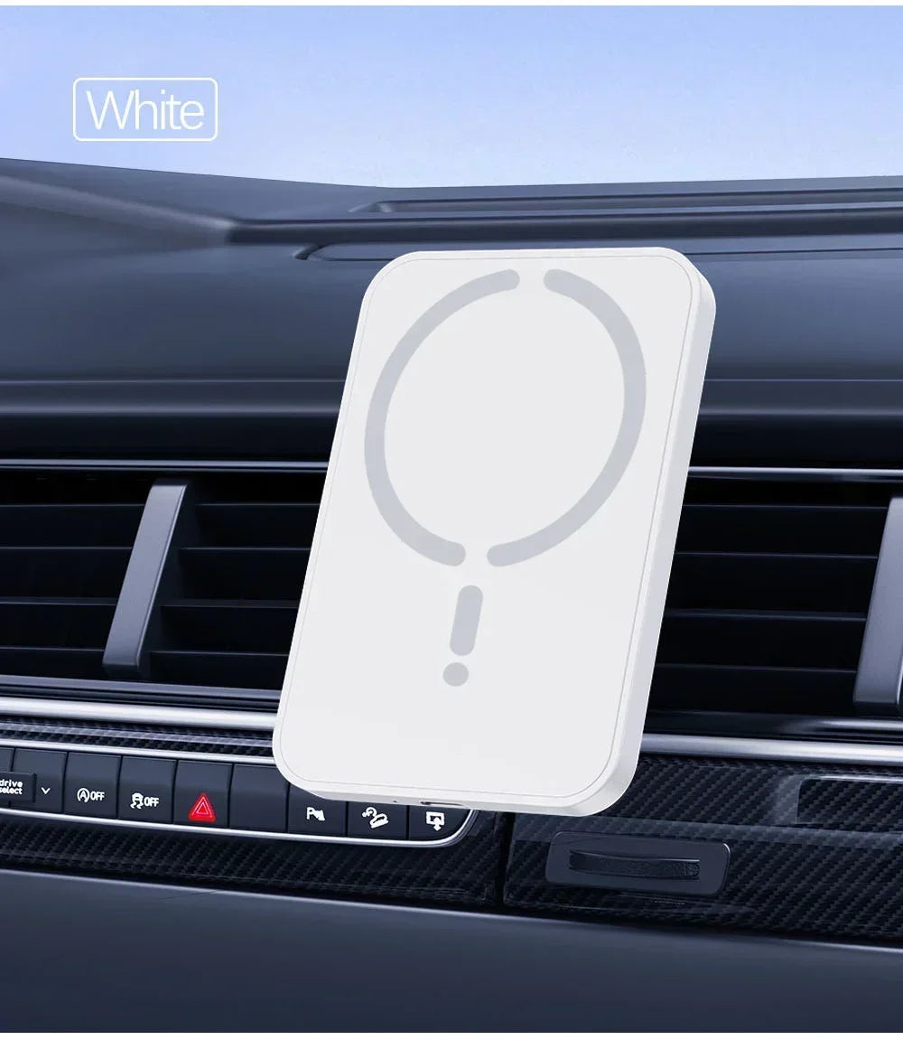 Magnetic Car Phone Holder & 30W MagSafe Wireless Charger