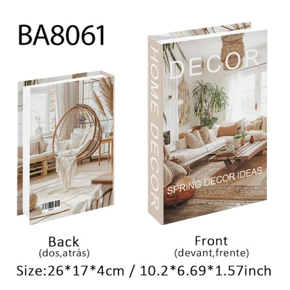 Luxury Decorative Book Box Set