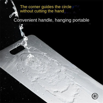 Thickened Double-Sided Stainless Steel Cutting & Kneading Board