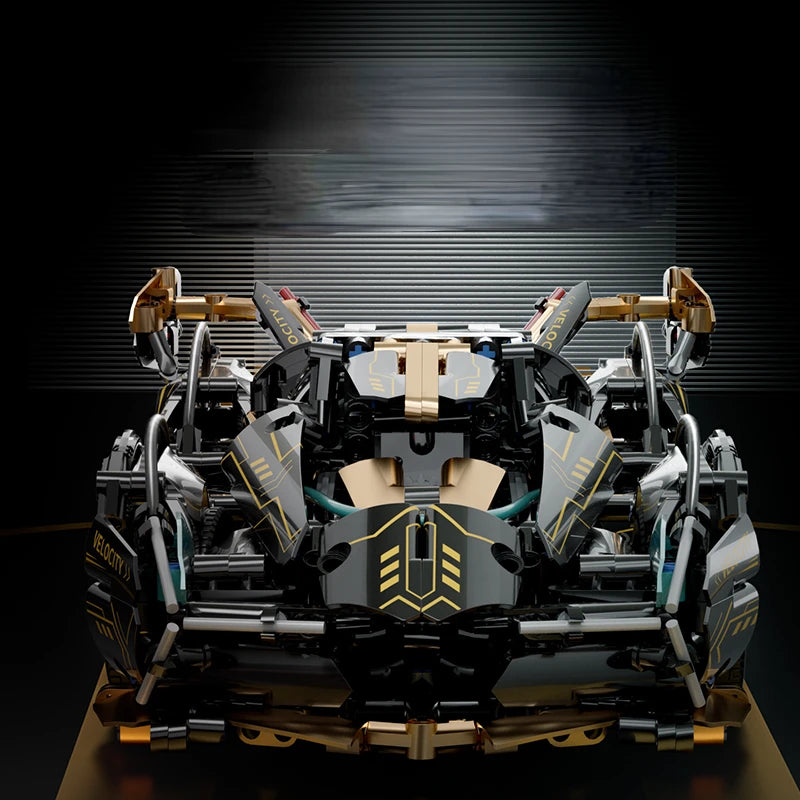 Black V12 Block  Roadster building block