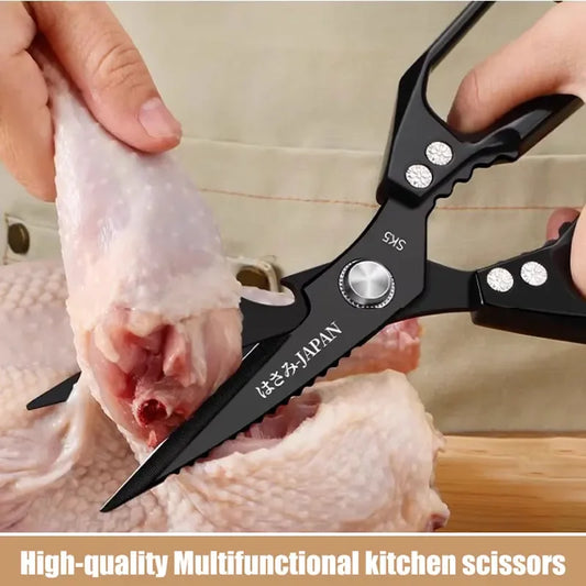 Heavy Duty Kitchen Shears with Bone Cutter & Scraper