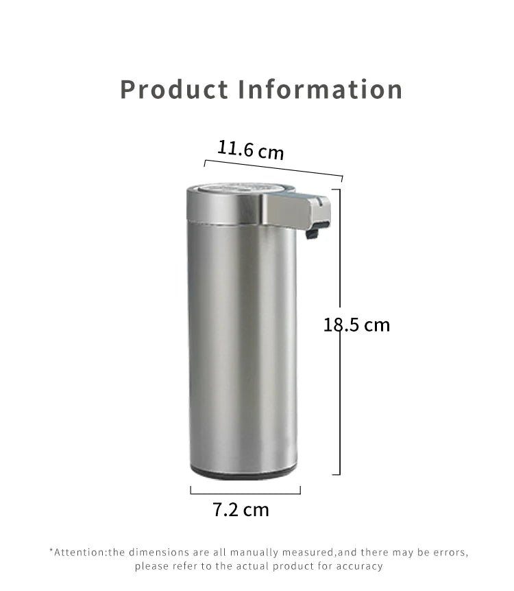 Automatic Touchless Soap Dispenser 270ML Stainless Steel