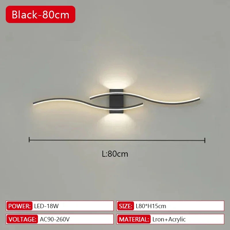 Modern Dimmable LED Bar Wall Lamp