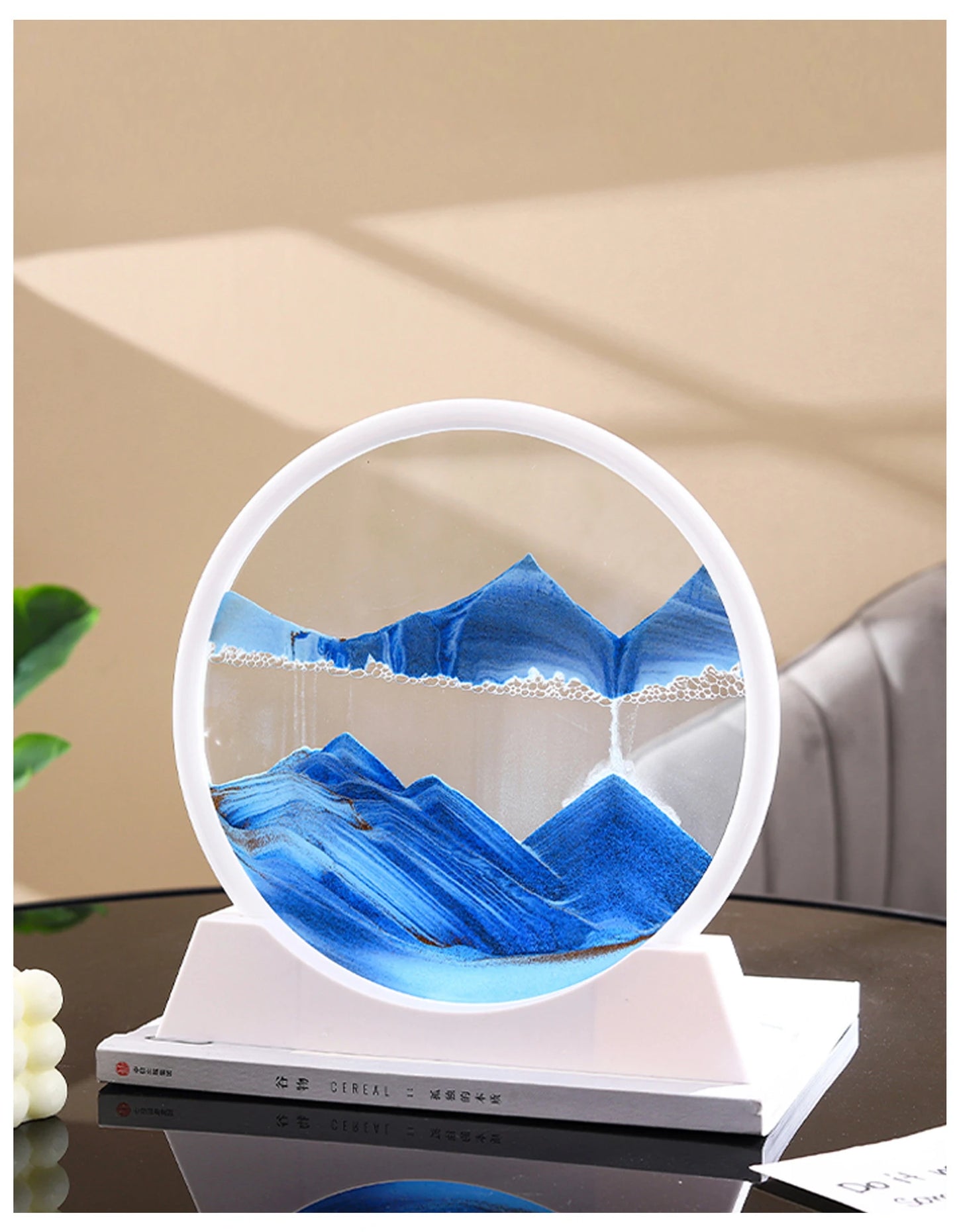 Deep Sea Moving Sand Art Glass Picture