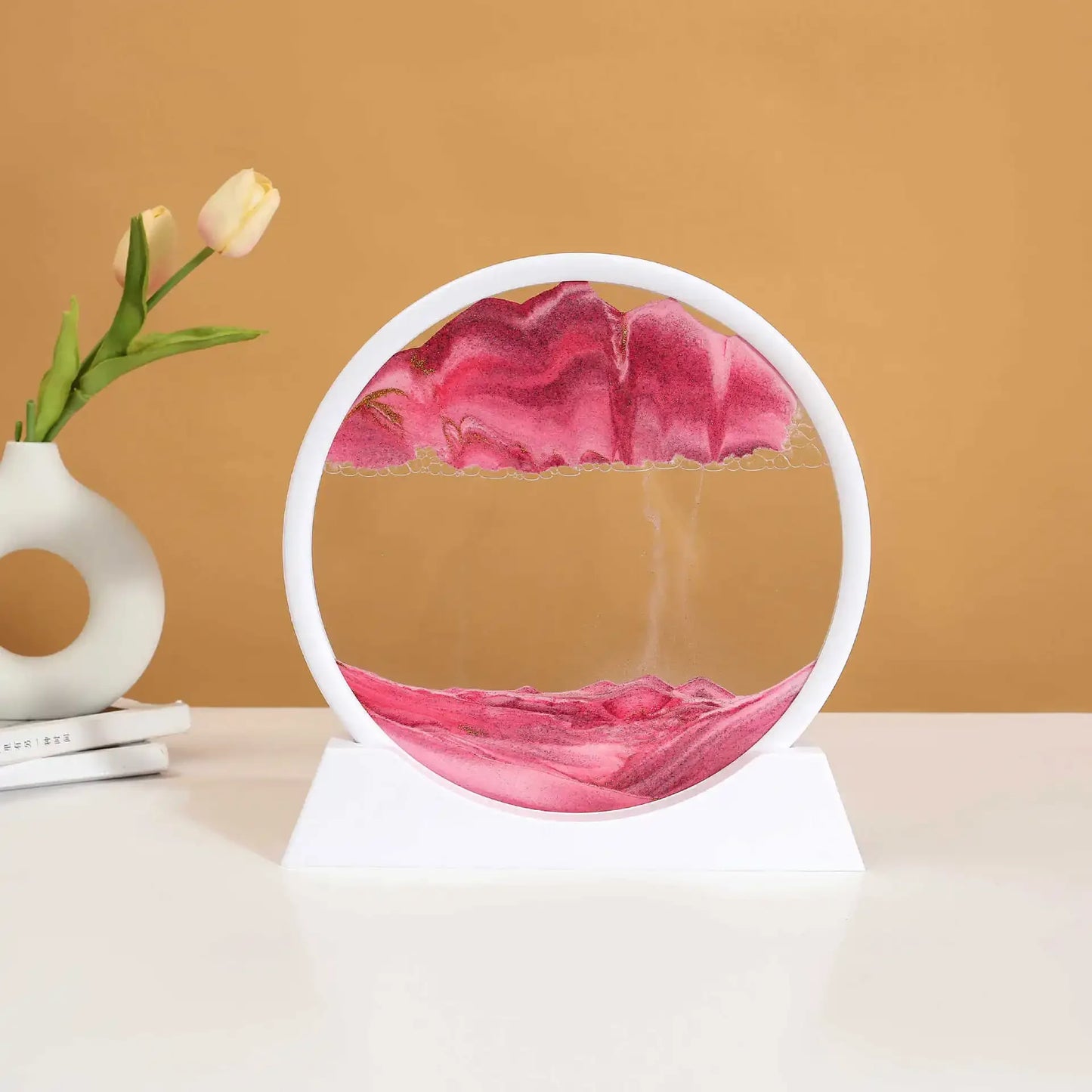Deep Sea Moving Sand Art Glass Picture