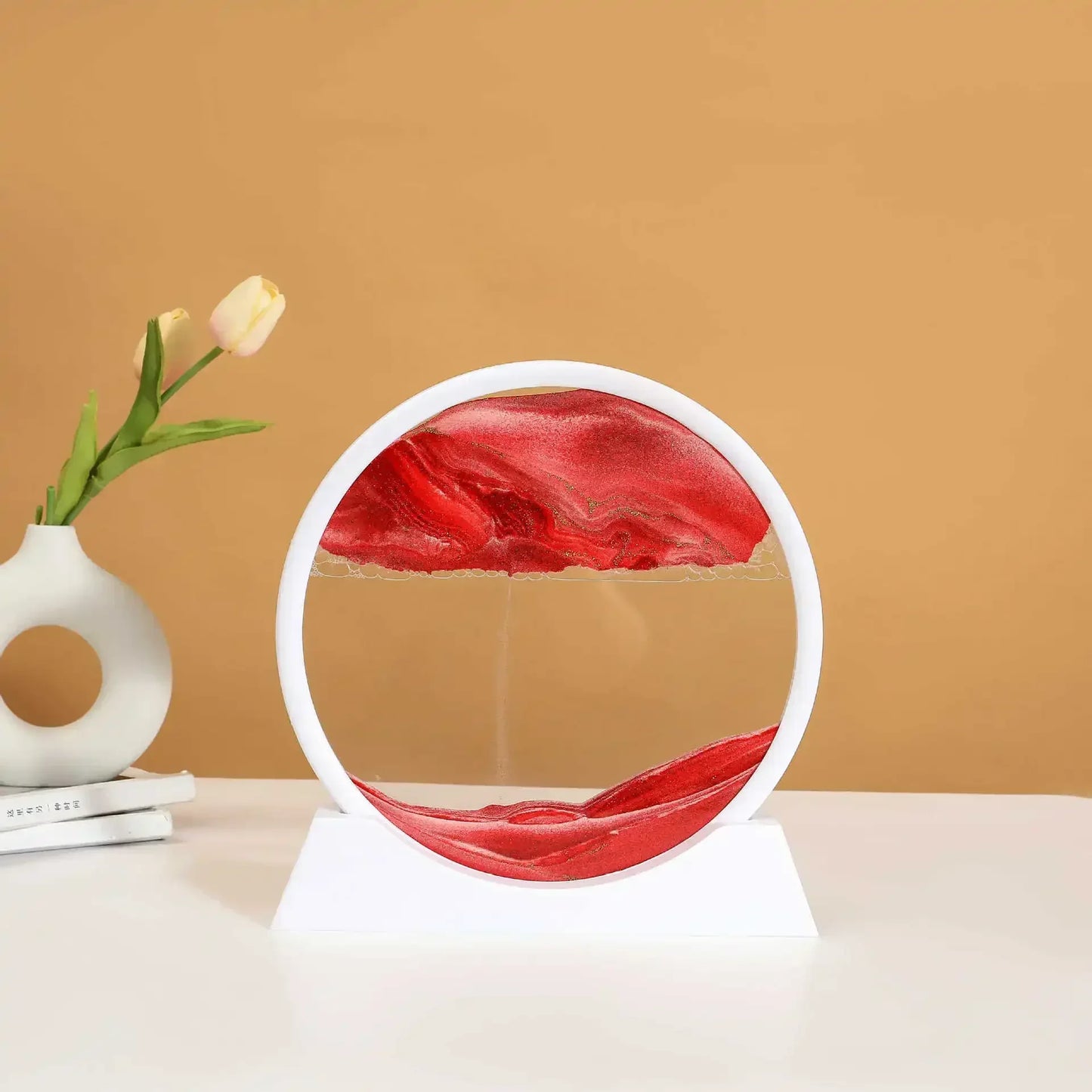 Deep Sea Moving Sand Art Glass Picture