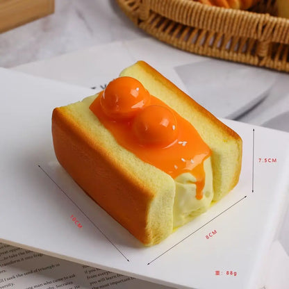 Bread Squishy Fidget Toy