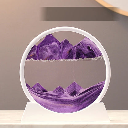 Deep Sea Moving Sand Art Glass Picture