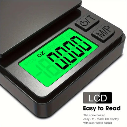 Precision Digital Pocket Scale 1000g – Backlit LCD, Travel Size