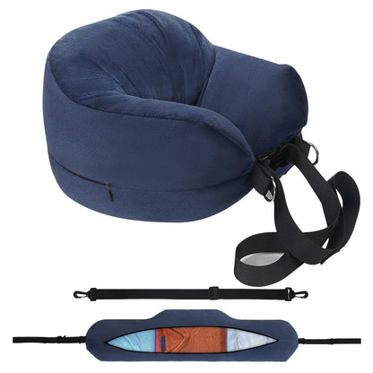 Innovative Fillable U-Shape Travel Neck Pillow