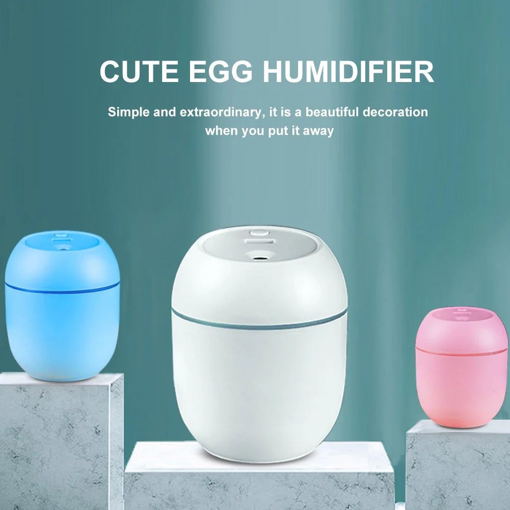 Silent USB Aroma Humidifier with Color LED Light