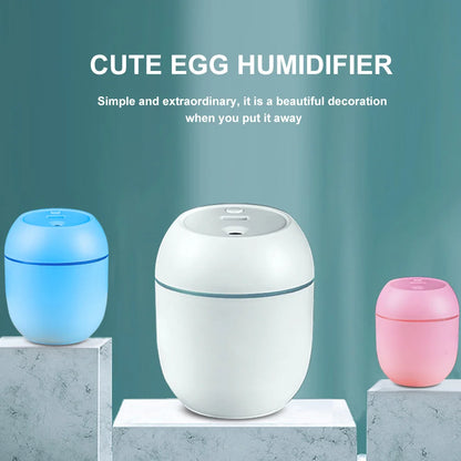 Silent USB Aroma Humidifier with Color LED Light