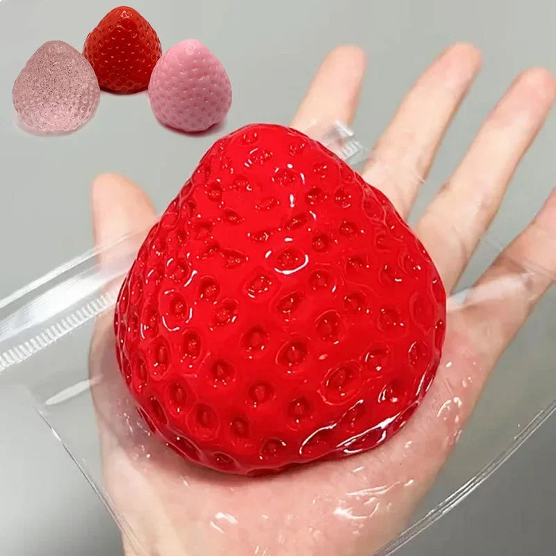 Big Strawberry Squeeze Squishy Toy