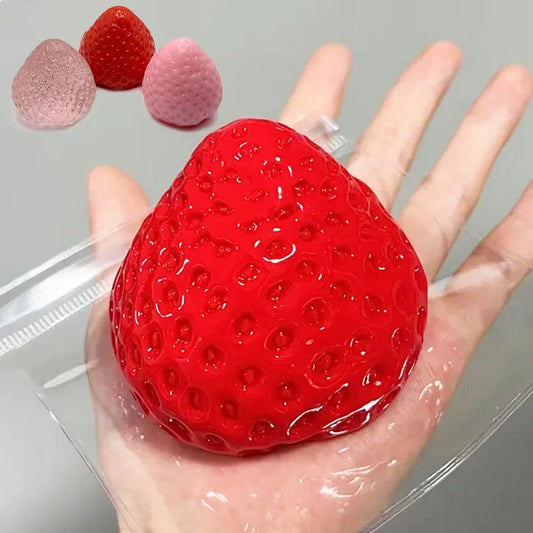 Big Strawberry Squeeze Squishy Toy