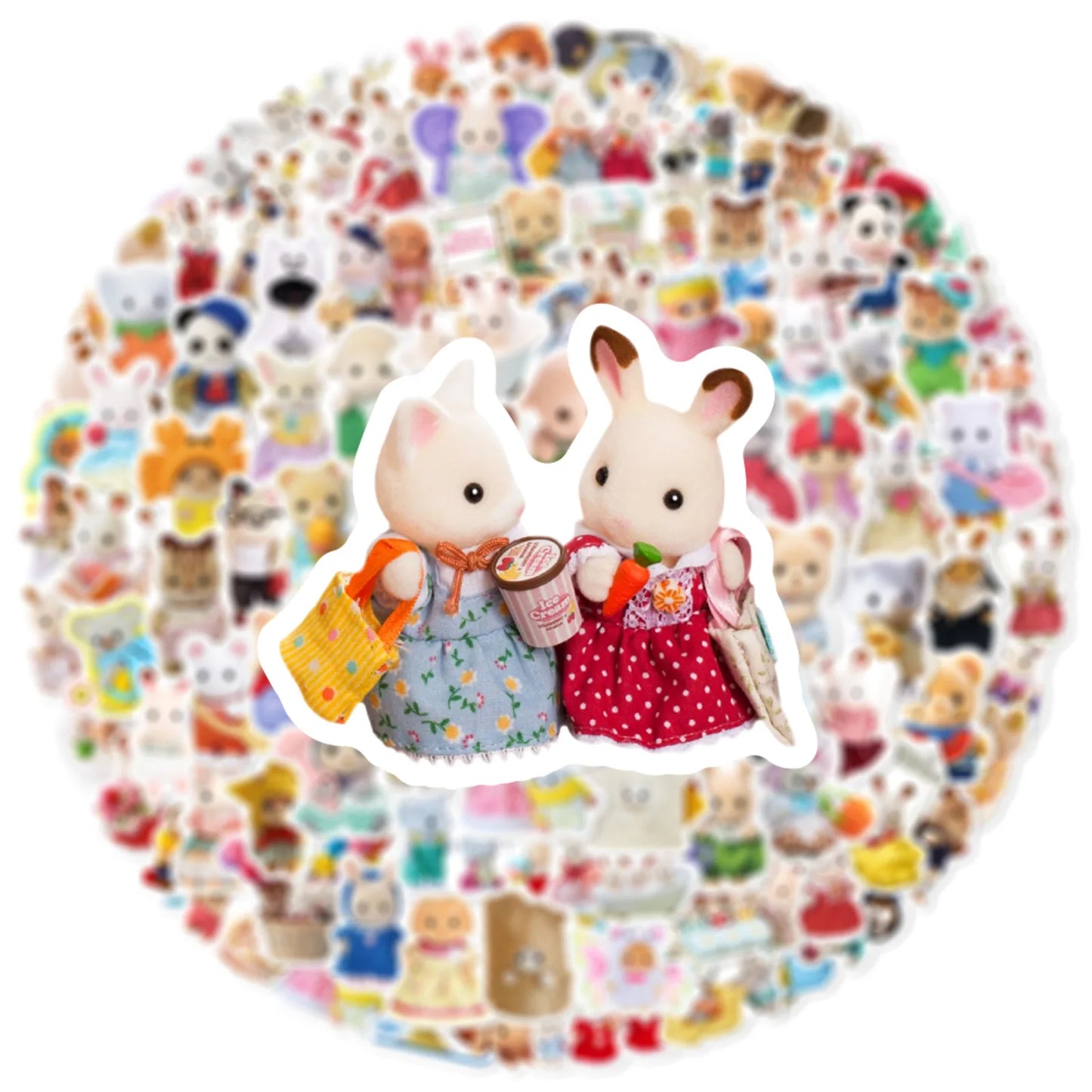 DIY Calico Critters Stickers