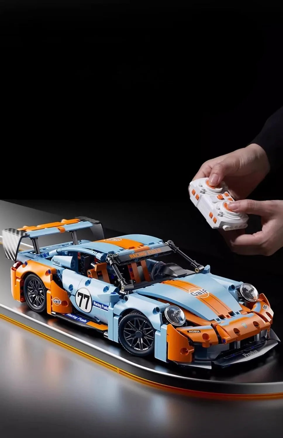 Technical Racing Sport Car Building Blocks