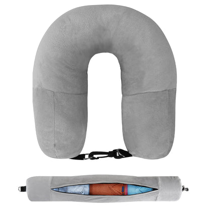 Innovative Fillable U-Shape Travel Neck Pillow