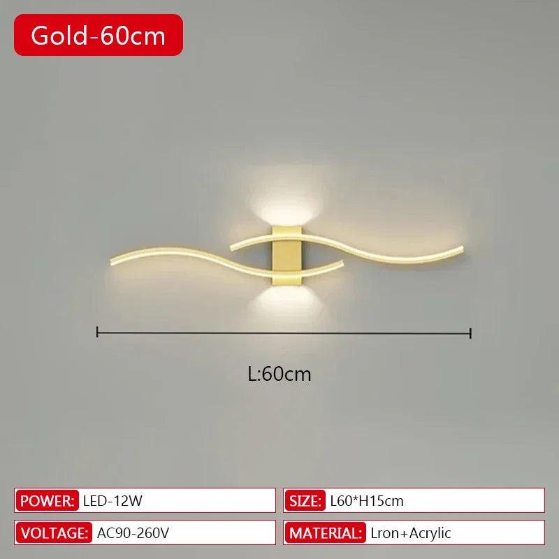 Modern Dimmable LED Bar Wall Lamp
