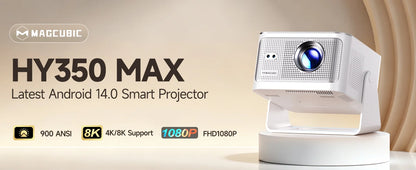MAGCUBIC HY300 Pro 8K Android 14 Home Cinema Projector