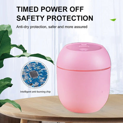 Silent USB Aroma Humidifier with Color LED Light