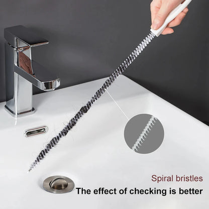 Flexible Drain Clog Remover & Sink Cleaning Brush