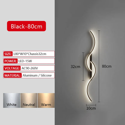 Modern Dimmable LED Bar Wall Lamp