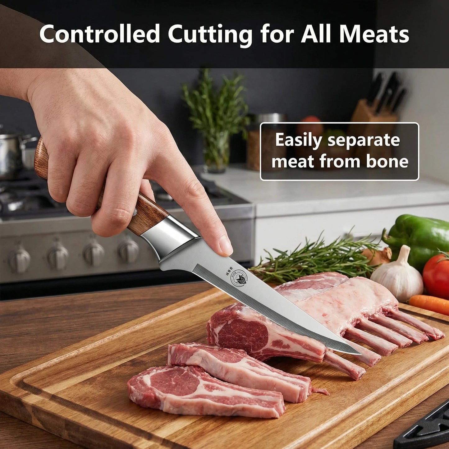 High Carbon Steel Boning & Fillet Knife Set