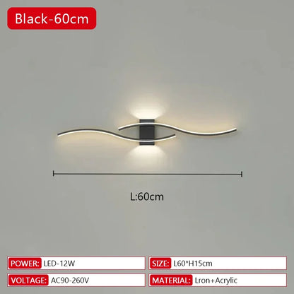 Modern Dimmable LED Bar Wall Lamp