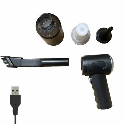 9000Pa Wireless Car Vacuum Cleaner – Wet & Dry, USB Rechargeable