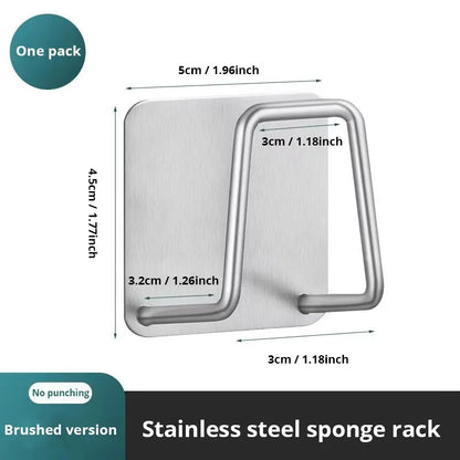 Stainless Steel Sink Organizer & Sponge Drain Rack