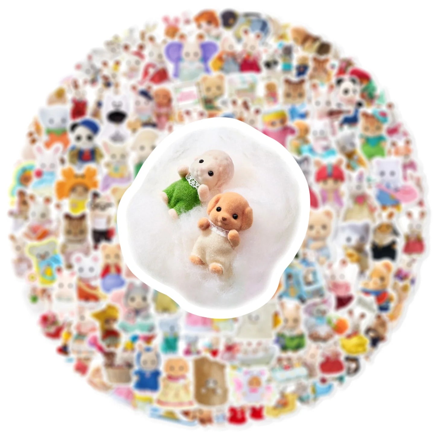 DIY Calico Critters Stickers