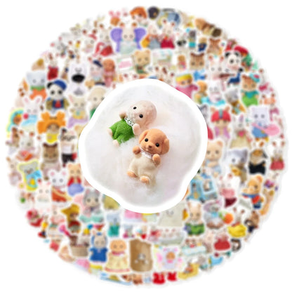 DIY Calico Critters Stickers