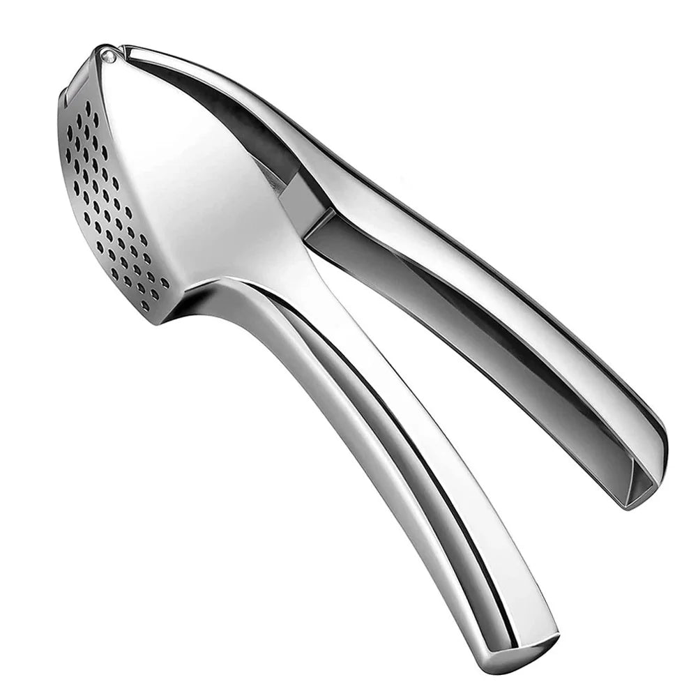 Easy Clean Stainless Steel Garlic Press Crusher