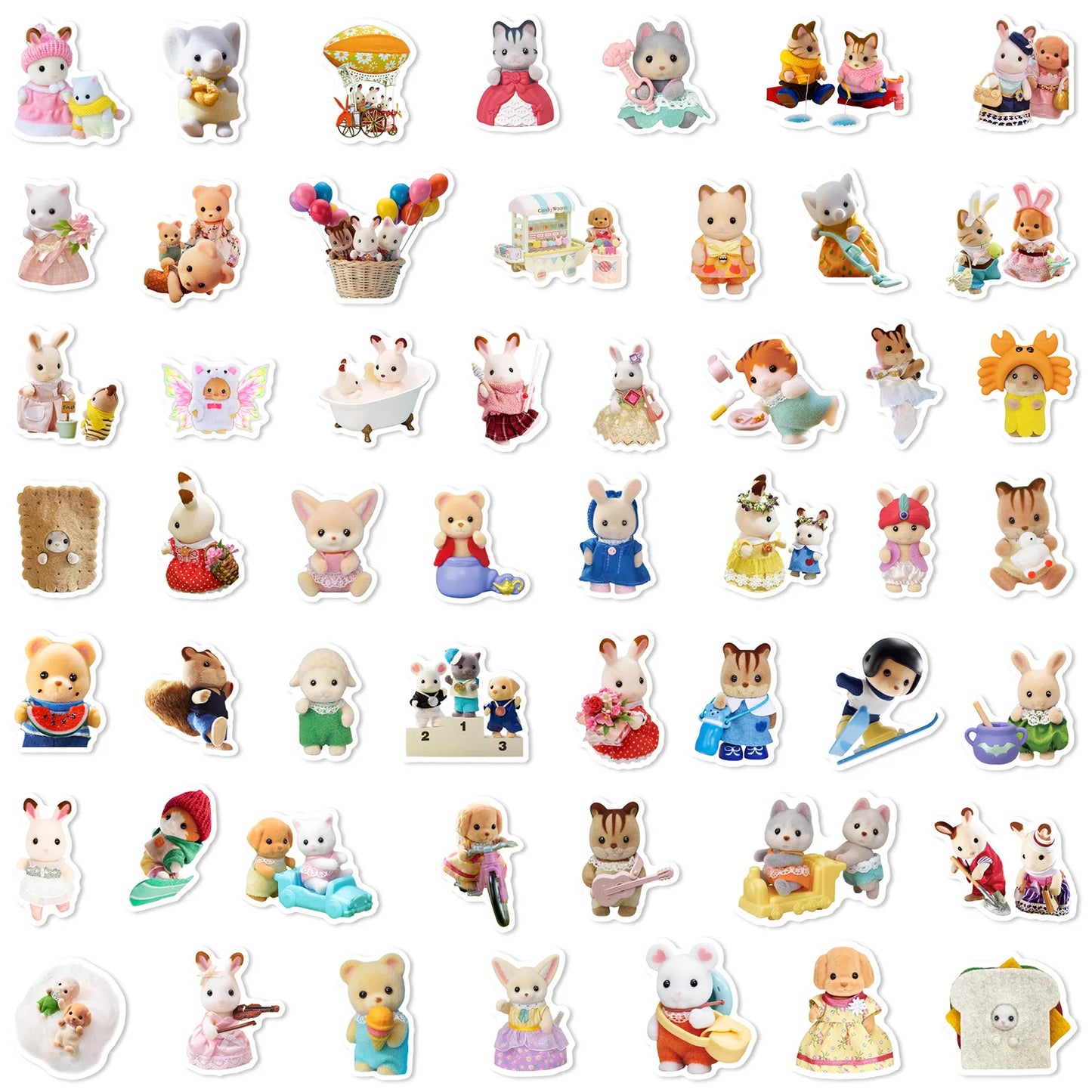 DIY Calico Critters Stickers