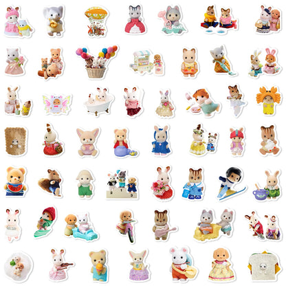 DIY Calico Critters Stickers