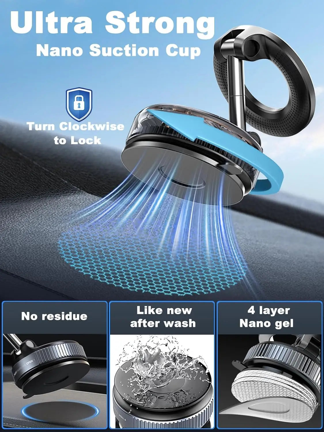 MagGrip 360™ Car & Desk Phone Holder