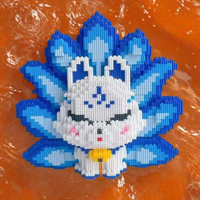3695-Piece Nine-Tailed Fox Building Blocks
