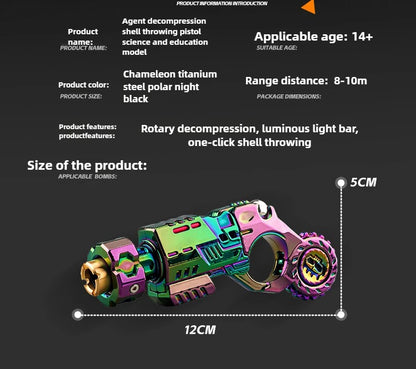 Shell-Ejecting Toy Pistol Set