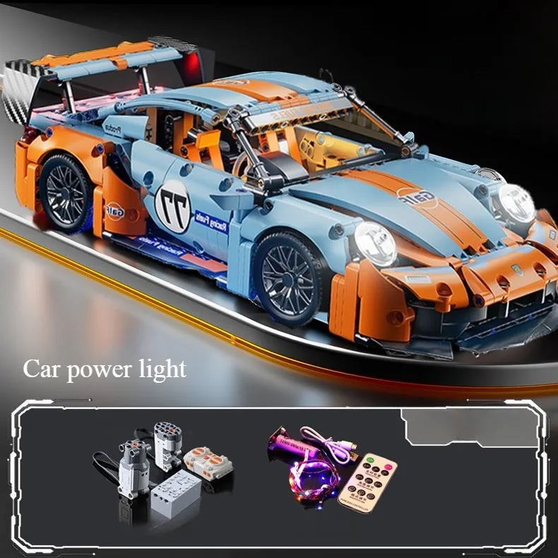 Technical Racing Sport Car Building Blocks
