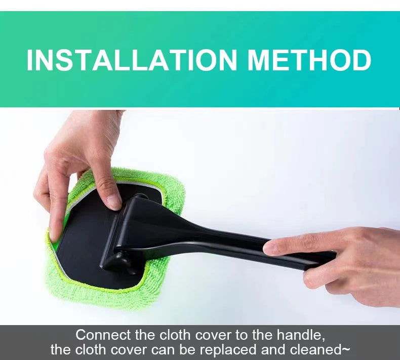 Interior Windshield Cleaning Brush Kit