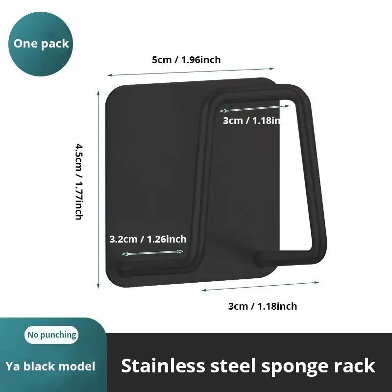 Stainless Steel Sink Organizer & Sponge Drain Rack