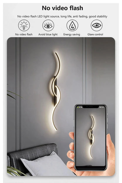 Modern Dimmable LED Bar Wall Lamp